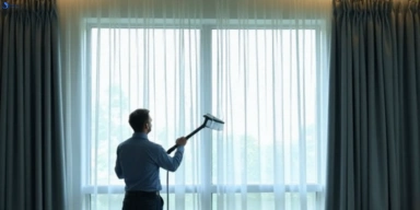 Commercial curtain steam cleaning service notting-hill-vic hotels offices